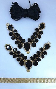Kit Cabedal Imperatriz Preto