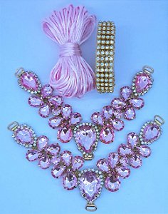 Kit Cabedal Imperatriz Rosa BB