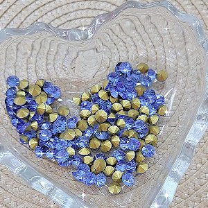 Strass Ponto de Luz SS24 Kit 12 un. - Água Marinho