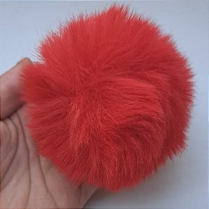 PomPom Pelúcia 70mm - Vermelho