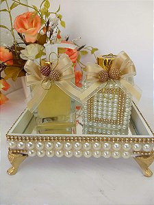 Kit Lavabo Luxo Perolas