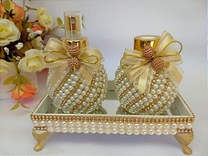 Kit banheiro lavabo luxo