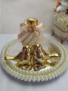 Aromatizador de ambiente com bandeja redonda