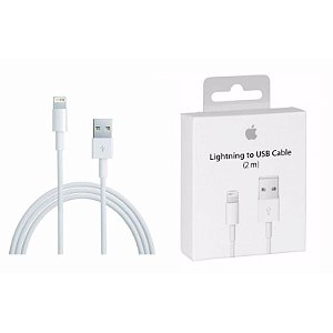 Cabo USB Lightning iPhone iPad 5 5s 6 6s 7 8 Plus X Xs Xr 11 12 Pro Max 2 Metros