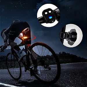 Lanterna Traseira Bike Com Seta e Controle Remoto