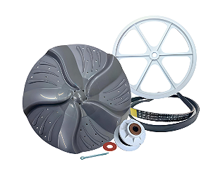 Kit Agitador Colormaq 10 a 12kg + Cubo Polia Correia