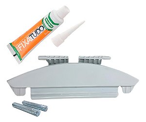 Dobradiça Da Tampa Para Lavadora Brastemp Bwg11 Bwh11 +cola