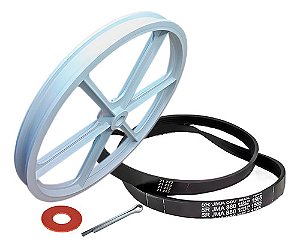 Kit Correia+polia Agitador+cupilha Colormaq Lcm 9/10/13/15kg