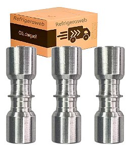 União Lokring 3/8 X 5/16 Alumínio Ar Condicionado