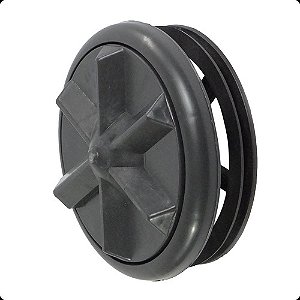 Agitador 4 Parafusos Bucha De Ferro E Polia De 180mm Preto