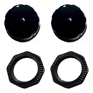 Par Botão Compatível Purificadores Soft Everest Preto