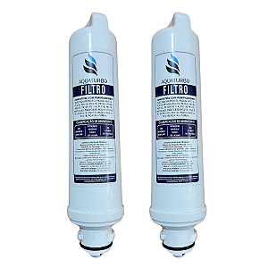 Kit 2 Filtros Refil Aquaturbo Compatível Electrolux PE11 PE11X PA21G PA26G PA31G