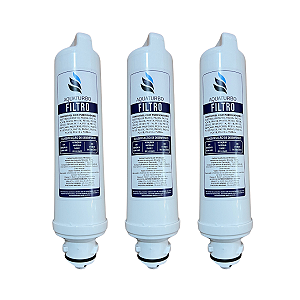 Kit 3 Filtros Refil Aquaturbo Compatível Electrolux PE11 PE11X PA21G PA26G PA31G