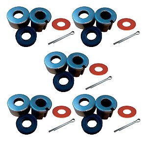 5 Kit Retentor Bucha Agitador Tanquinho Colormaq Lcm Lcb Lcs