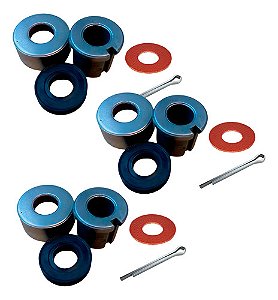 3 Kit Retentor Bucha Agitador Tanquinho Colormaq Lcm Lcb Lcs