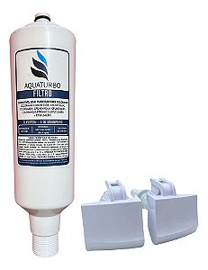 Refil Aquaturbo Filtro Purificador Colormaq + Torneira
