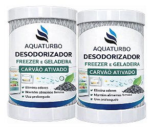 Kit 2 Neutralizador Antiodor Para Refrigerador Aquaturbo