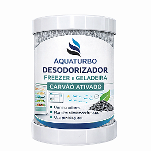 Desodorizador Frezer E Geladeira Aquaturbo Carvão Ativado