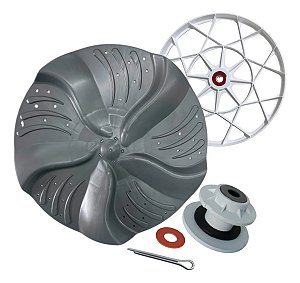 Batedor Colormaq Cubo Ferro Lcs14/16kg Completo Com Polia Cinza