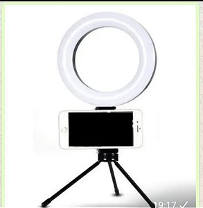 Ring light 6 polegadas com suporte