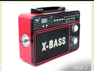 Rádio AM FM com bluetooth