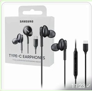 Fone com saída tipo C Samsung