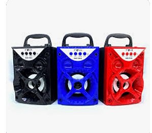 Caixa de som Bluetooth pequena