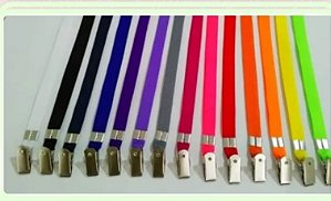 Cordão para crachá colorido
