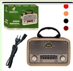 Rádio retrô goldenultra