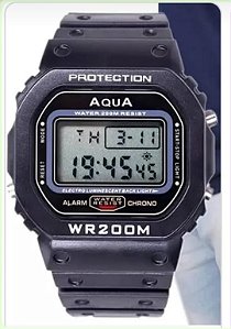 Relógio Aqua aprova d'água