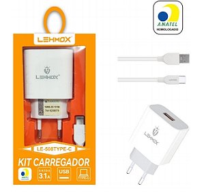 Carregador lhemox TIPO C 3.1