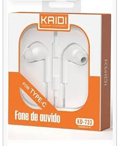 Fone Tipo C Kaidi