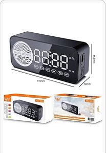 Rádio relógio com despertador