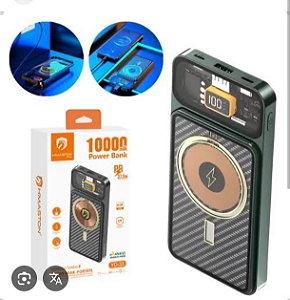 Power bank Hmaston indução digital 10000
