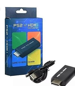 Adaptador conversor PS2 HDMI saída de audio