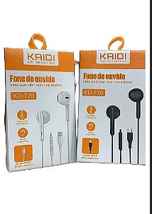 Fone bluetooth com fio kaidi TC