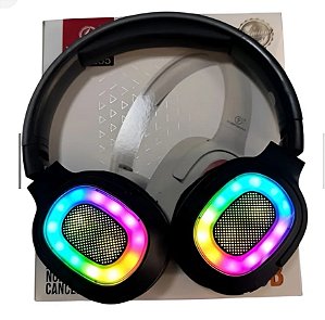 Fone bluetooth kapbom com led