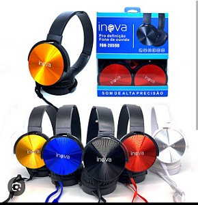 Fone inova com fio vária cores