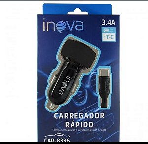 Carregador inova veicular completo TC turbo