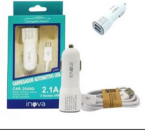 Carregador veicular inova V8 completo