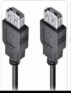 Cabo USB fêmea fêmea