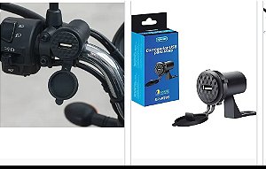 Carregador de celular para moto