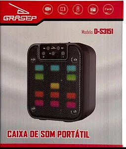 Caixa de som Grasep DS 3151