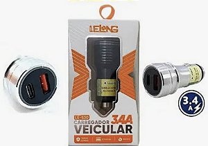 Fonte lelong TC e USB de metal