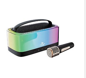 Caixa de som grasep com microfone K002