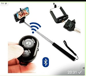 Pau de selfie com bluetooth