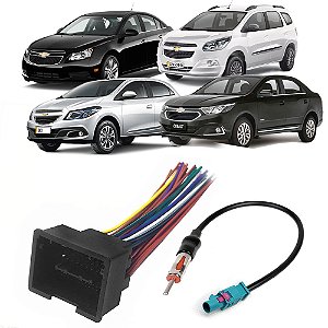 Kit Conector Chicotes Rádio Multimídia Chevrolet Onix 2021 2022 2023 Som  Automotivo - Ecarshop Auto Parts