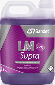 Lm Supra 5l Concentrado Desincrustante Ácido Sandet