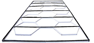 Gabarito para Iluminação Colmeia 14 Celulas Kers