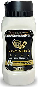 O Resolvidro Gold Composto para Polimento de Vidros Líquido 250gr - Resolvidro